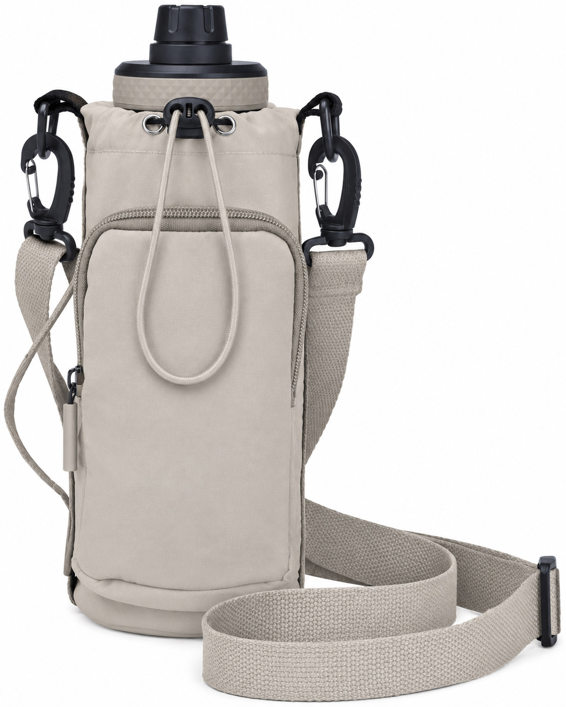 (image for) 2301 Stone Crinkle Nylon Practical Bottle Bag